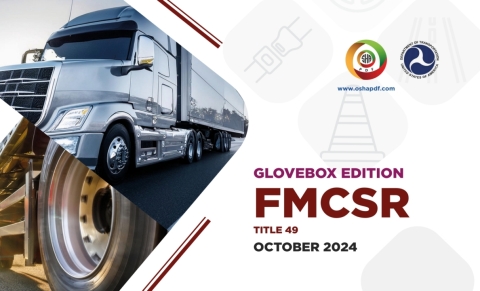 Cover image for book FMCSR Glovebox October 2024 Edition