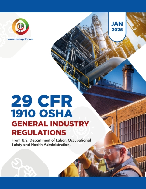 Cover image for book OSHA 1910 General Industry January 2025 Book