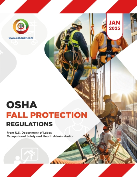 Cover image for book OSHA Fall Protection Regulations Book - January 2025