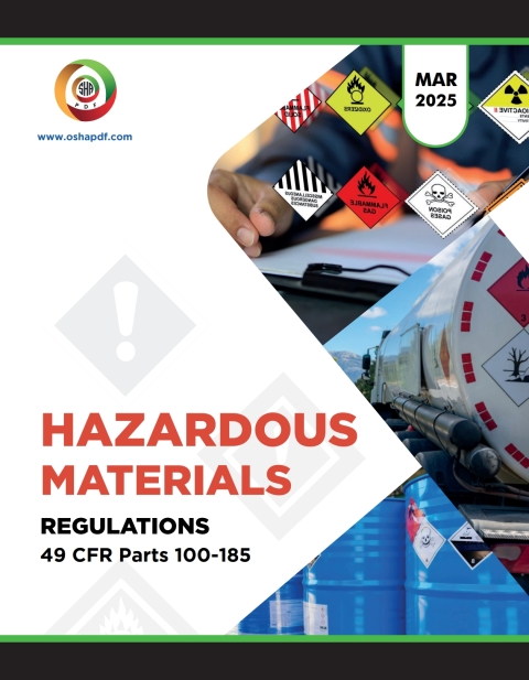 Cover image for book 49 CFR Hazardous Materials - March 2025