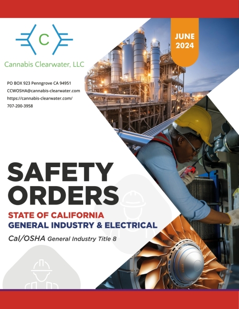 Cover image for book CAL OSHA General Industry June 2024 Book - Cannabis Clearwater