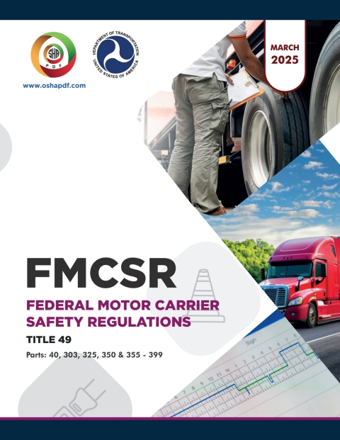 Cover image for book Federal Motor Carrier Safety Regulations (FMCSR) March 2025