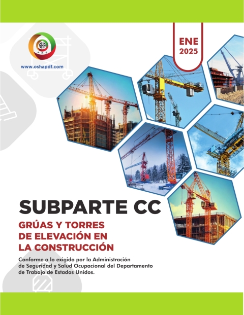 Cover image for book Subpart CC - Spanish Crane and Derricks in Construction - January 2025