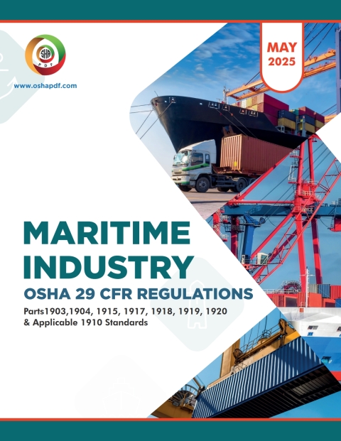 Cover image for book OSHA Maritime Industry Regulations - May 2025