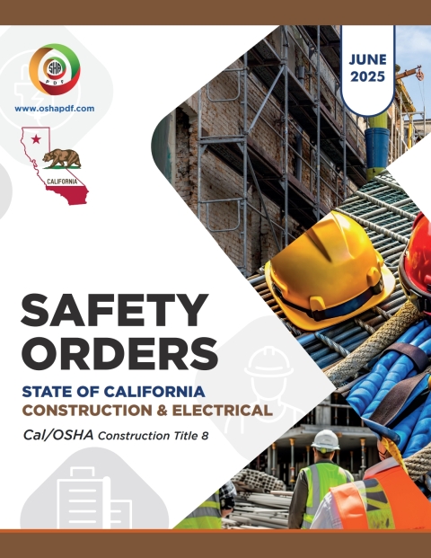 Cover image for book CAL/OSHA Construction Industry June 2025 Book