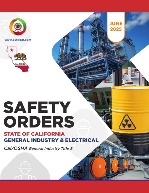 Cover image for book CAL/OSHA General Industry June 2025 Book