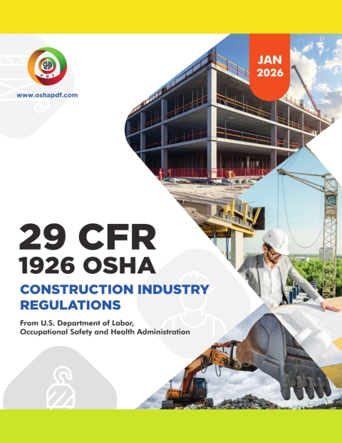 Cover image for book OSHA 1926 Construction Industry January 2026 Book