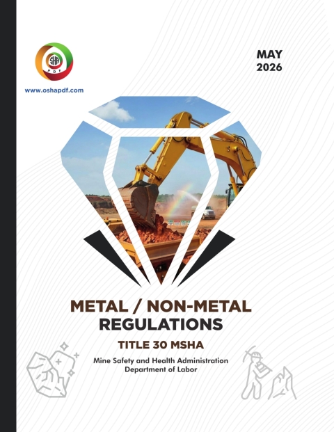 Cover image for book Metal/Non-Metal Regulations for Mining Title 30 MSHA - May 2026