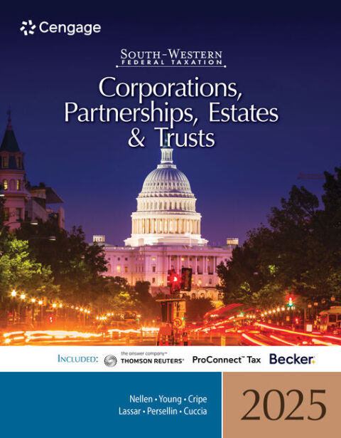 Cover image for book South-Western Federal Taxation 2025: Corporations, Partnerships, Estates and Trusts