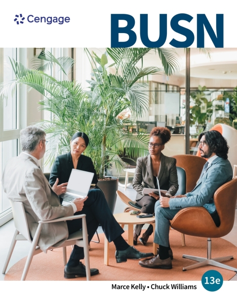 Cover image for book MindTap for Kelly/Williams' BUSN, 1 term Instant Access