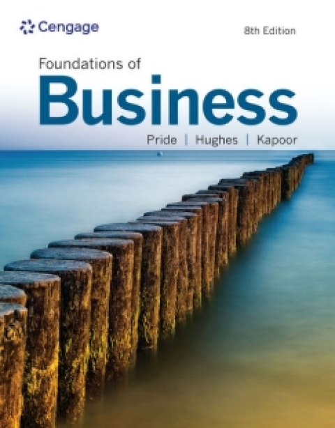 Cover image for book MindTap for Pride/Hughes/Kapoor's Foundations of Business, 1 term Instant Access