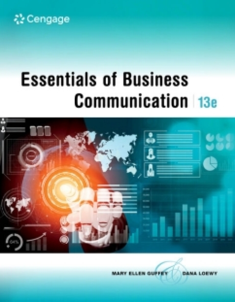 Cover image for book MindTap for Guffey/Loewy's Essentials of Business Communication, 1 term Instant Access