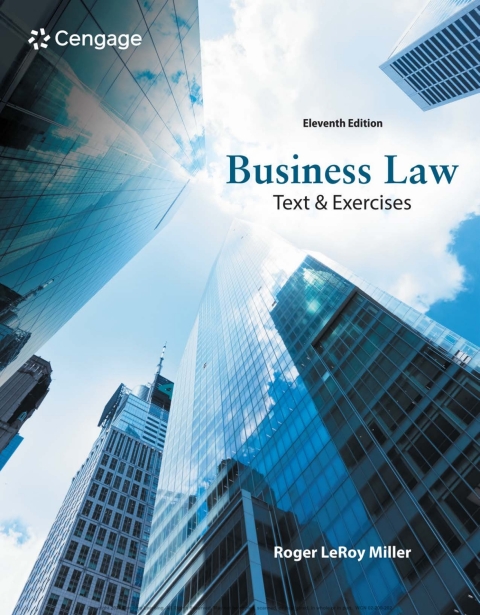 Cover image for book Business Law: Text & Exercises