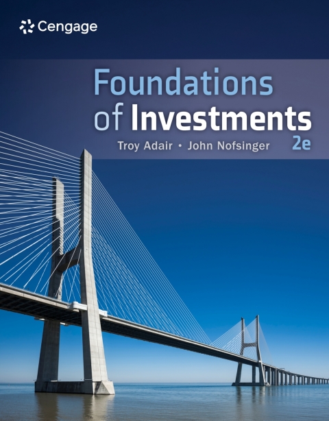 Cover image for book MindTap for Adair/Nofsinger's Foundations of Investments: An Introduction, 1 term Instant Access