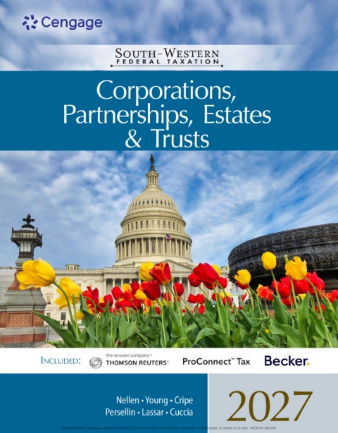 Cover image for book South-Western Federal Taxation 2027: Corporations, Partnerships, Estates and Trusts
