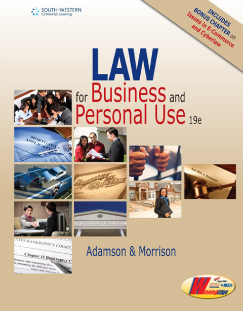 Cover image for book Law for Business and Personal Use, Copyright Update, Student Edition
