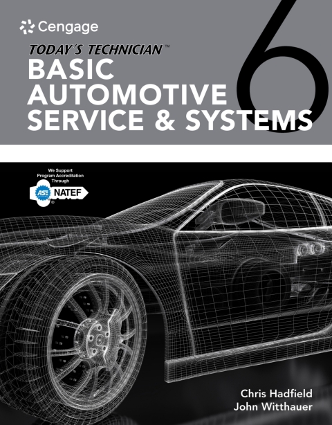 Cover image for book MindTap for Hadfield/Witthauer's Today's Technician: Basic Automotive Service and Systems Classroom Manual and Shop Manual, 1 term Instant Access
