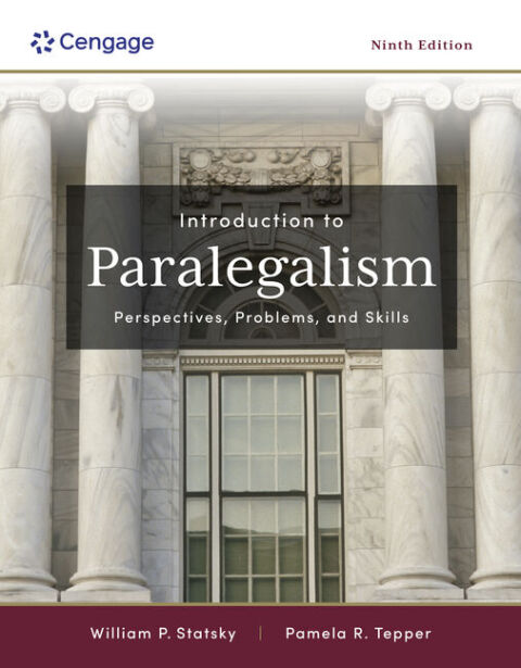 Cover image for book Introduction to Paralegalism: Perspectives, Problems and Skills