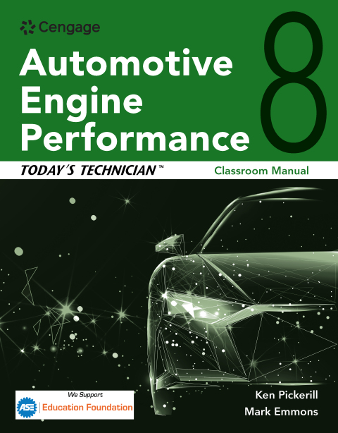 Cover image for book Today's Technician: Automotive Engine Performance, Classroom and Shop Manuals