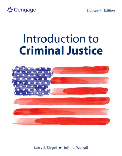 Cover image for book Introduction to Criminal Justice