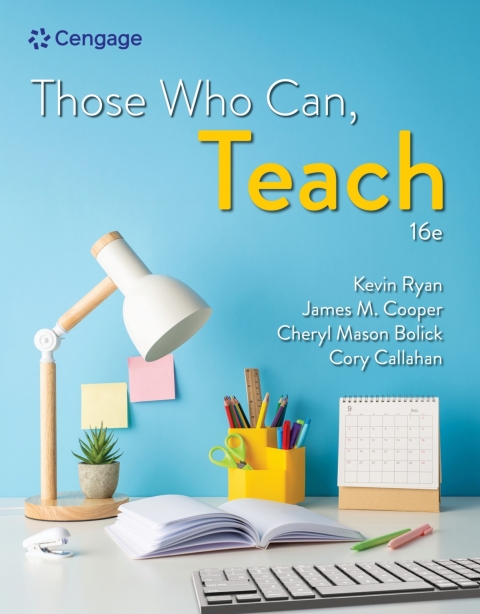 Cover image for book MindTap for Ryan/Cooper/Bolick/Callahan's Those Who Can, Teach, 1 term Instant Access
