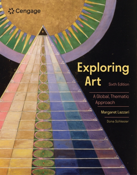 Cover image for book MindTap for Lazzari/Schlesier's Exploring Art: A Global, Thematic Approach, 1 term Instant Access
