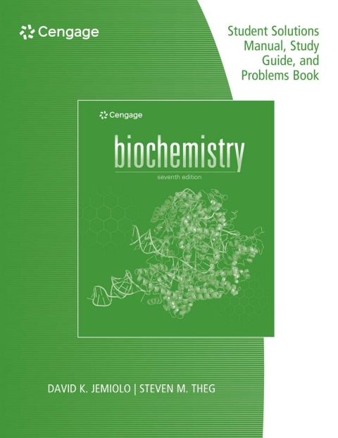 Cover image for book Student Solutions Manual for Garrett/Grisham’s Biochemistry