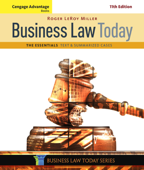 Cover image for book Cengage Advantage Books: Business Law Today, The Essentials: Text and Summarized Cases