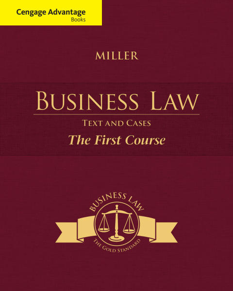 Cover image for book Cengage Advantage Books: Business Law: Text and Cases - The First Course