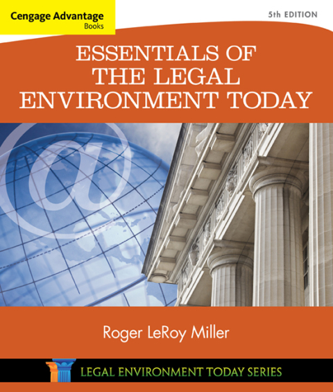 Cover image for book Cengage Advantage Books: Essentials of the Legal Environment Today
