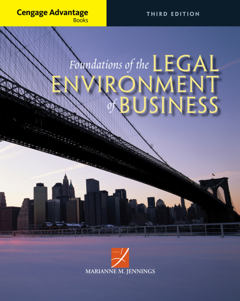 Cover image for book Cengage Advantage Books: Foundations of the Legal Environment of Business