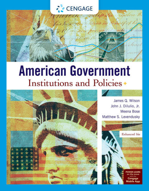 Cover image for book American Government: Institutions and Policies, Enhanced