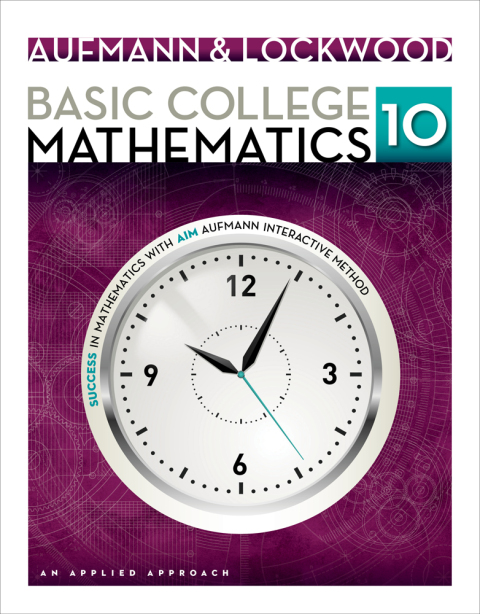 Cover image for book Basic College Mathematics: An Applied Approach