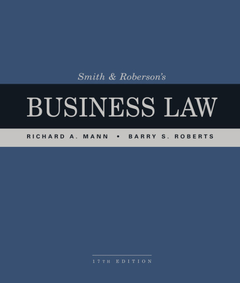 Cover image for book Smith and Roberson's Business Law