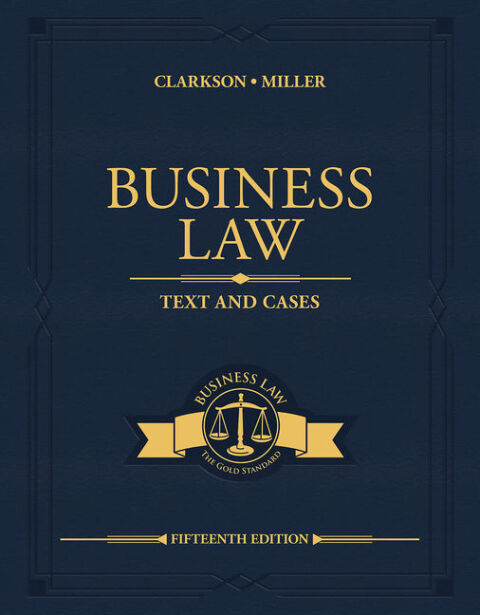 Cover image for book Business Law: Text and Cases
