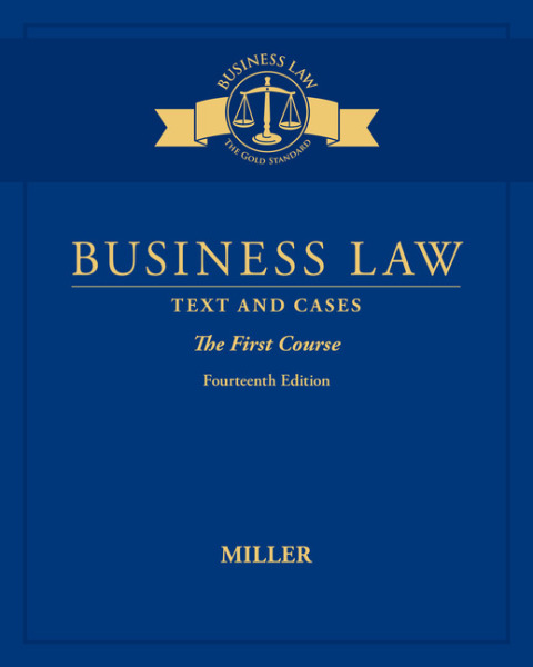 Cover image for book Business Law: Text & Cases - The First Course