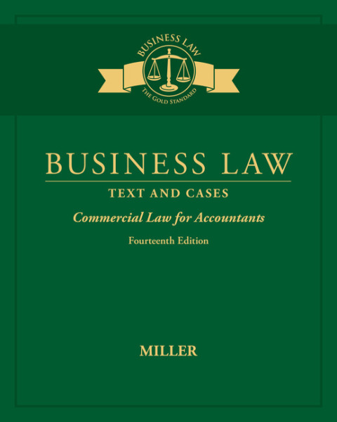Cover image for book Business Law: Text & Cases - Commercial Law for Accountants