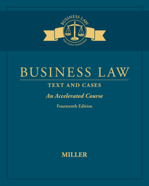 Cover image for book Business Law: Text & Cases - An Accelerated Course