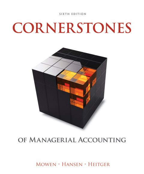 Cover image for book Cornerstones of Managerial Accounting