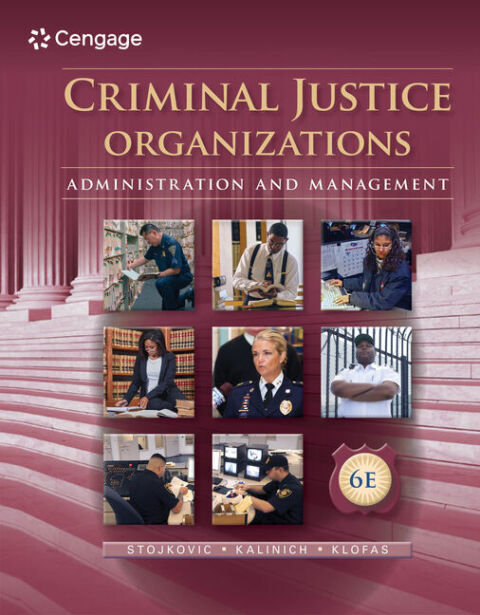 Cover image for book Criminal Justice Organizations: Administration and Management