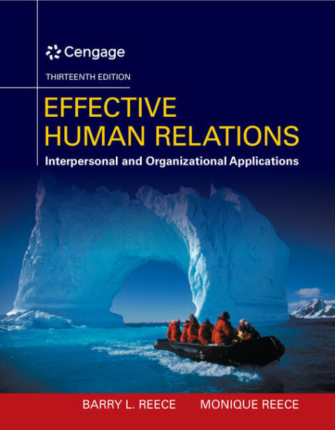 Cover image for book Effective Human Relations: Interpersonal And Organizational Applications