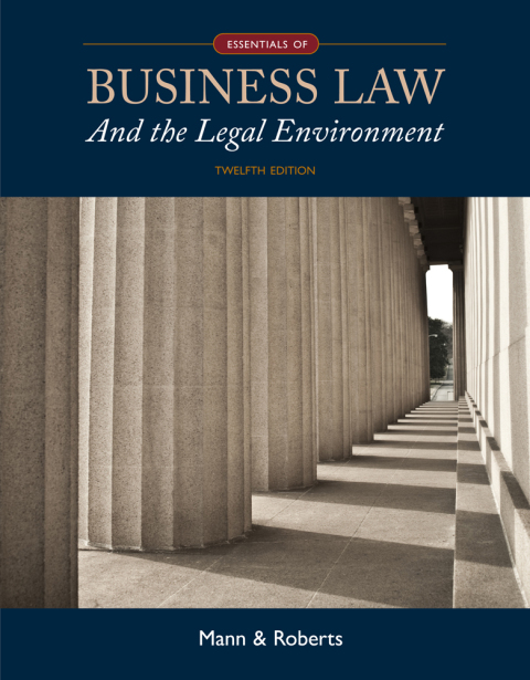 Cover image for book Essentials of Business Law and the Legal Environment