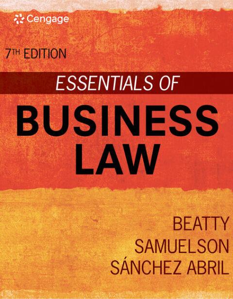 Cover image for book Essentials of Business Law and the Legal Environment