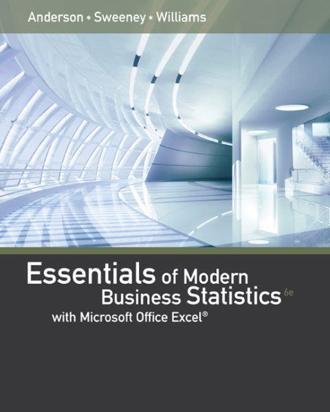 Cover image for book Essentials of Modern Business Statistics with Microsoft Office Excel