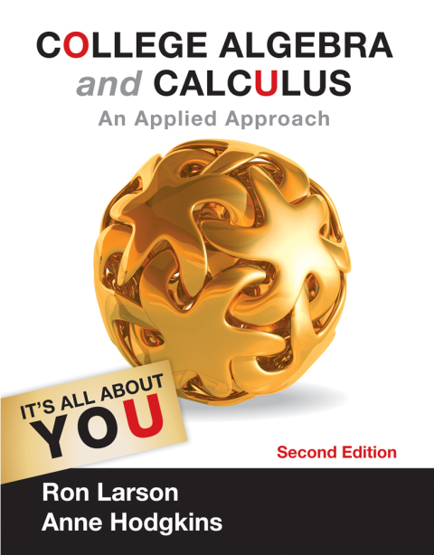 Cover image for book College Algebra and Calculus: An Applied Approach
