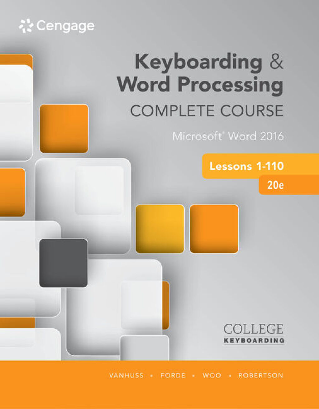 Reflowable Keyboarding and Word Processing Complete Course Lessons 1-110: Microsoft® Word 2016; $71.99