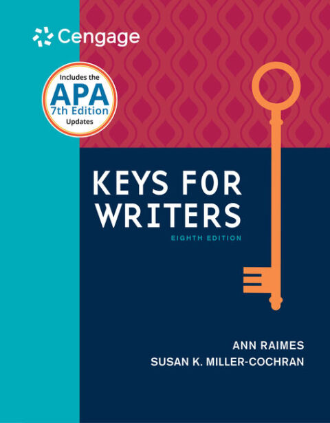 Cover image for book Keys for Writers (w/ MLA9E & APA7E Updates)