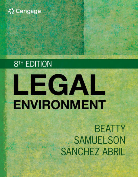 Cover image for book Legal Environment