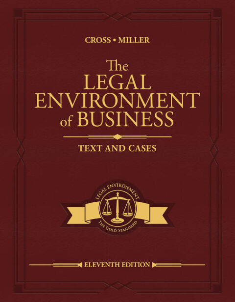 Cover image for book The Legal Environment of Business: Text and Cases