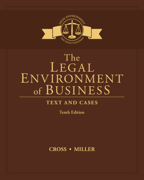 Cover image for book The Legal Environment of Business: Text and Cases